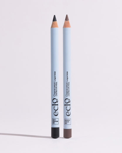 Duo Crayons Yeux Noir profond et Marron chaud