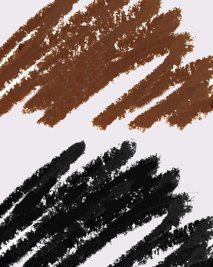 Duo Crayons Yeux Noir profond et Marron chaud
