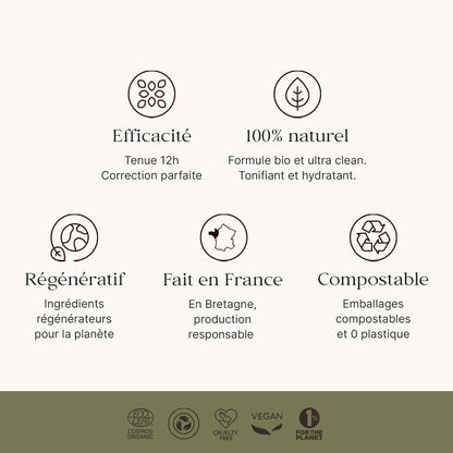 Fond de teint correcteur 315W Chocolat